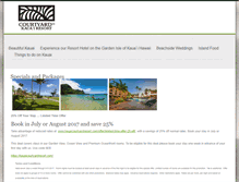 Tablet Screenshot of courtyardkauairesort.com